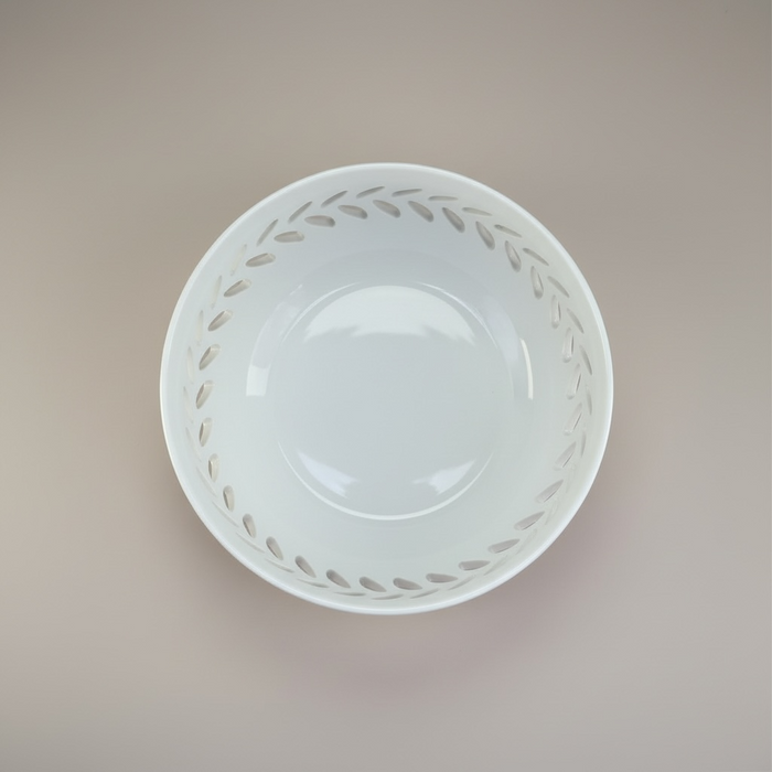 PLAT BLANC + SUPPORT ROND