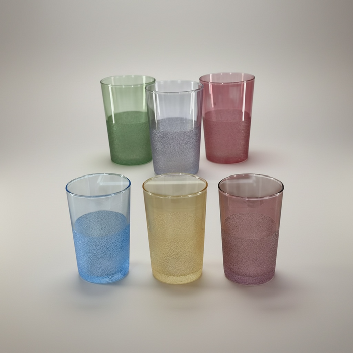 Coffret 6 Verres à thé couleurs