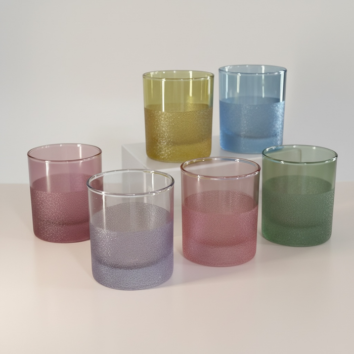 6 VERRES À EAU COULEURS