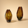 VASE ORANGE VERRE