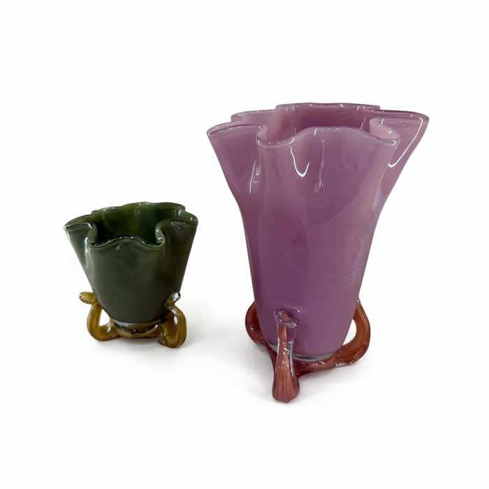 VASE EN VERRE COULEURS