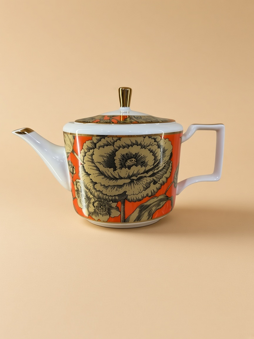 COFFRET À THÉ 10 PCS FLORA