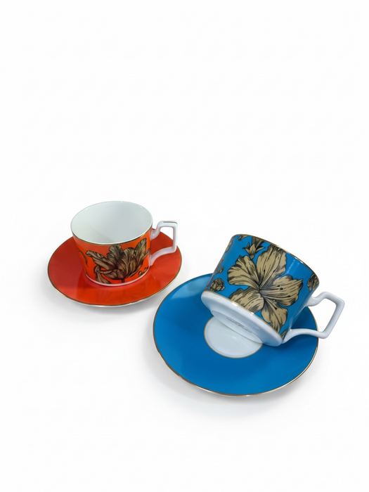 COFFRET À THÉ 10 PCS FLORA