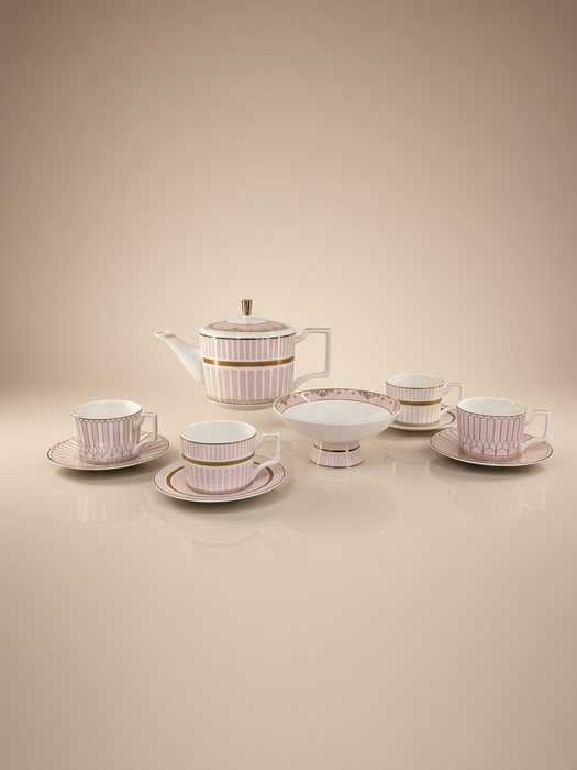 COFFRET À THÉ 10 PCS ROSALIE