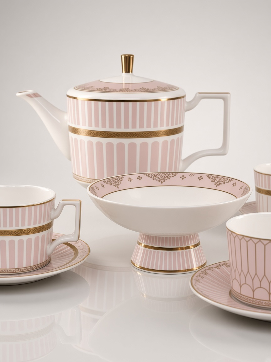 COFFRET À THÉ 10 PCS ROSALIE