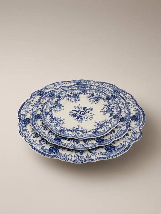 Service de table 18 pièces BLEU