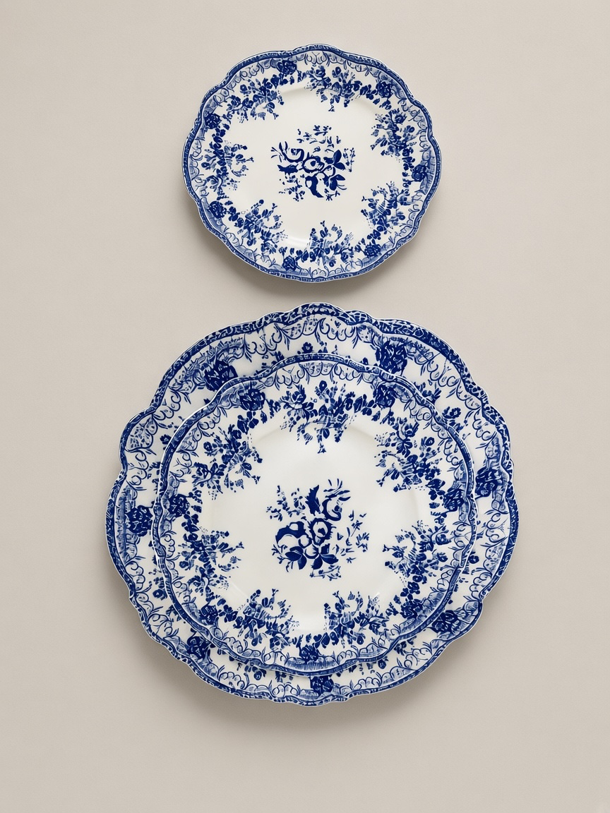 Service de table 18 pièces BLEU