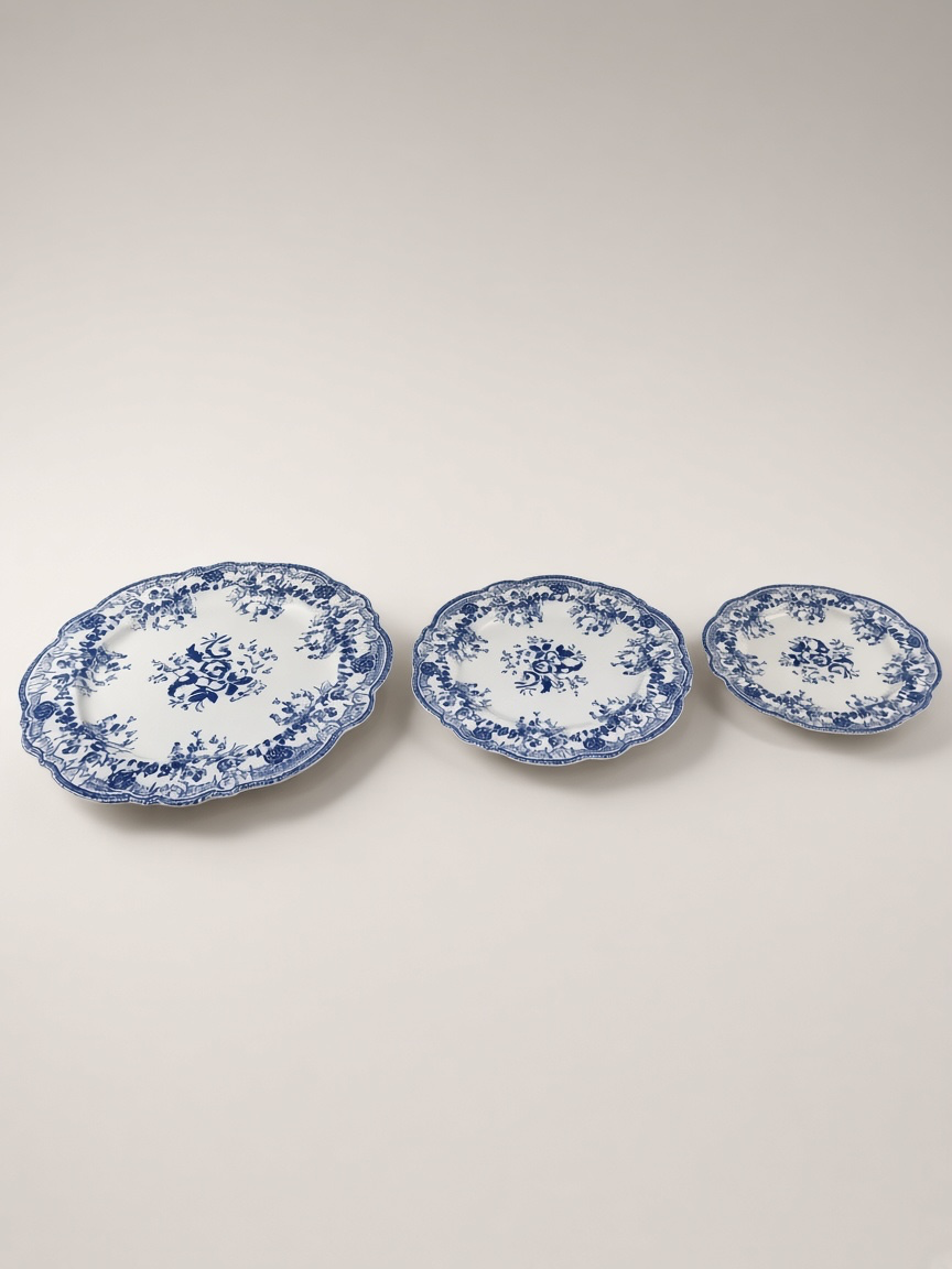 Service de table 18 pièces BLEU