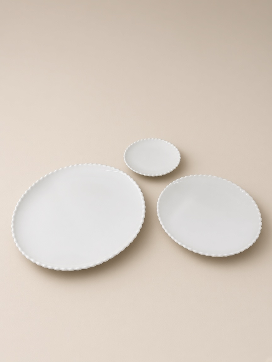 Service de table 18 pièces Blanc