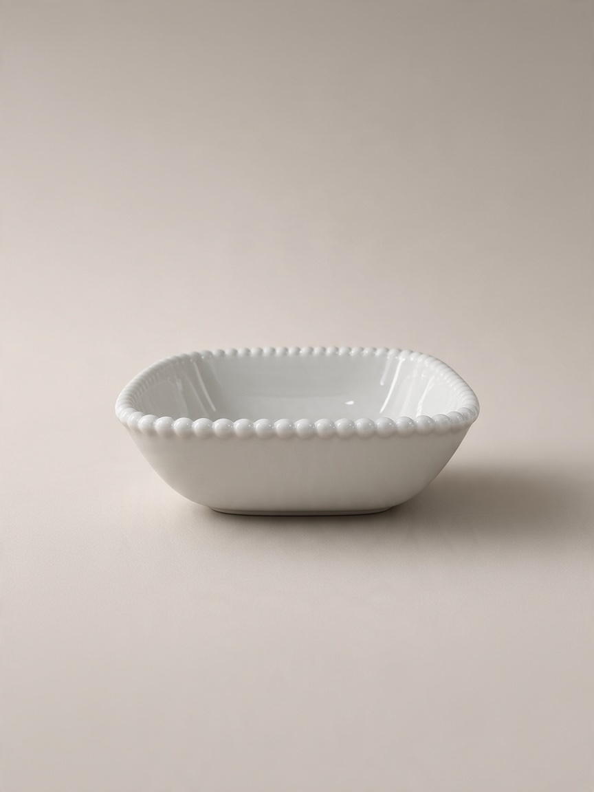 SALADIER BLANC BOULES