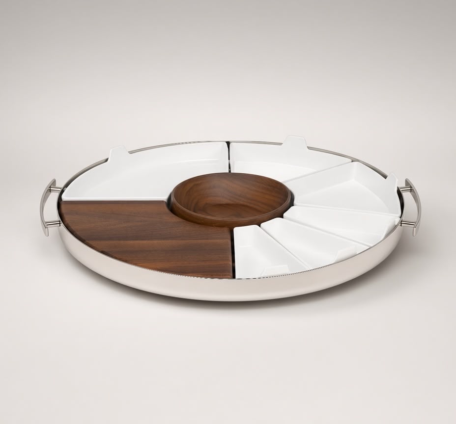 ENSEMBLE PLAT + MÉNAGÈRE 24 PCS