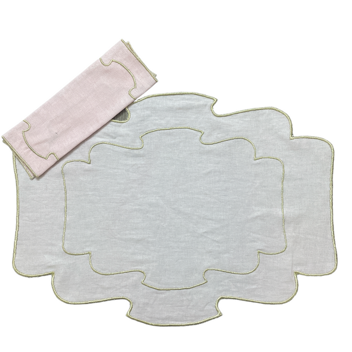 Set de table en lin + serviette