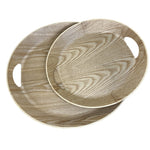 SET 2 PLATEAUX EN BOIS