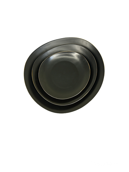 ASSIETTE NOIRE 001A03B