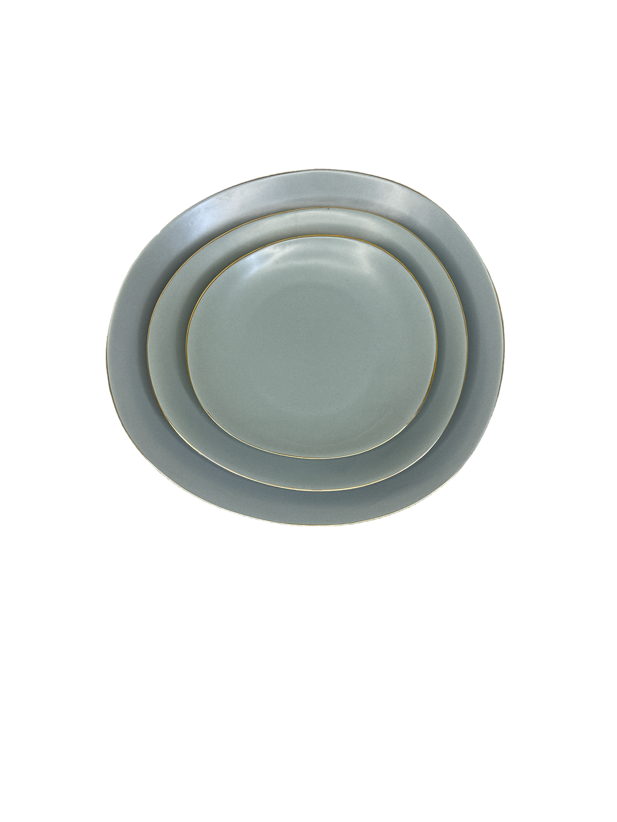 ASSIETTE GRISE 001A03 GR