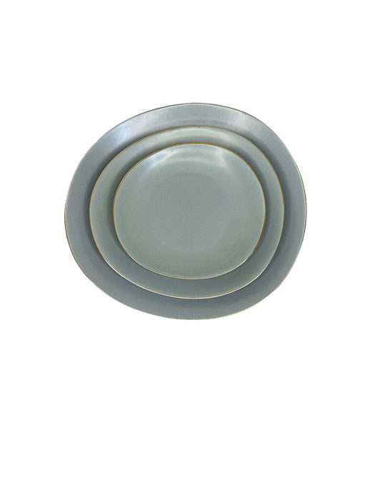 ASSIETTE GRISE 001A03 GR