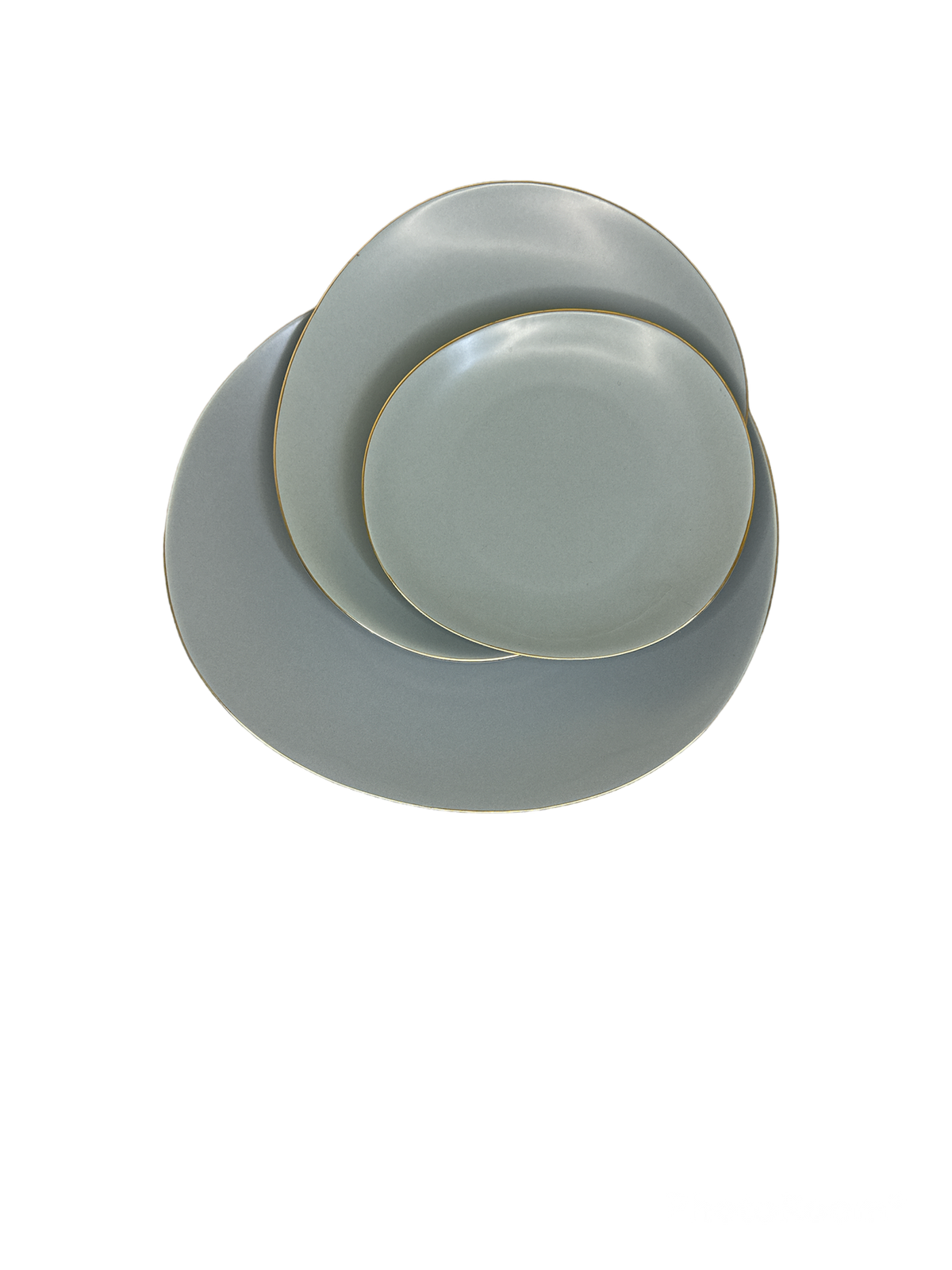 ASSIETTE GRISE 001A03 GR