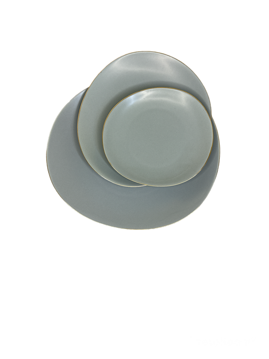 ASSIETTE GRISE 001A03 GR