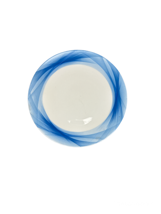 ASSIETTE BLANC BLEU 10.5 PH 19-06