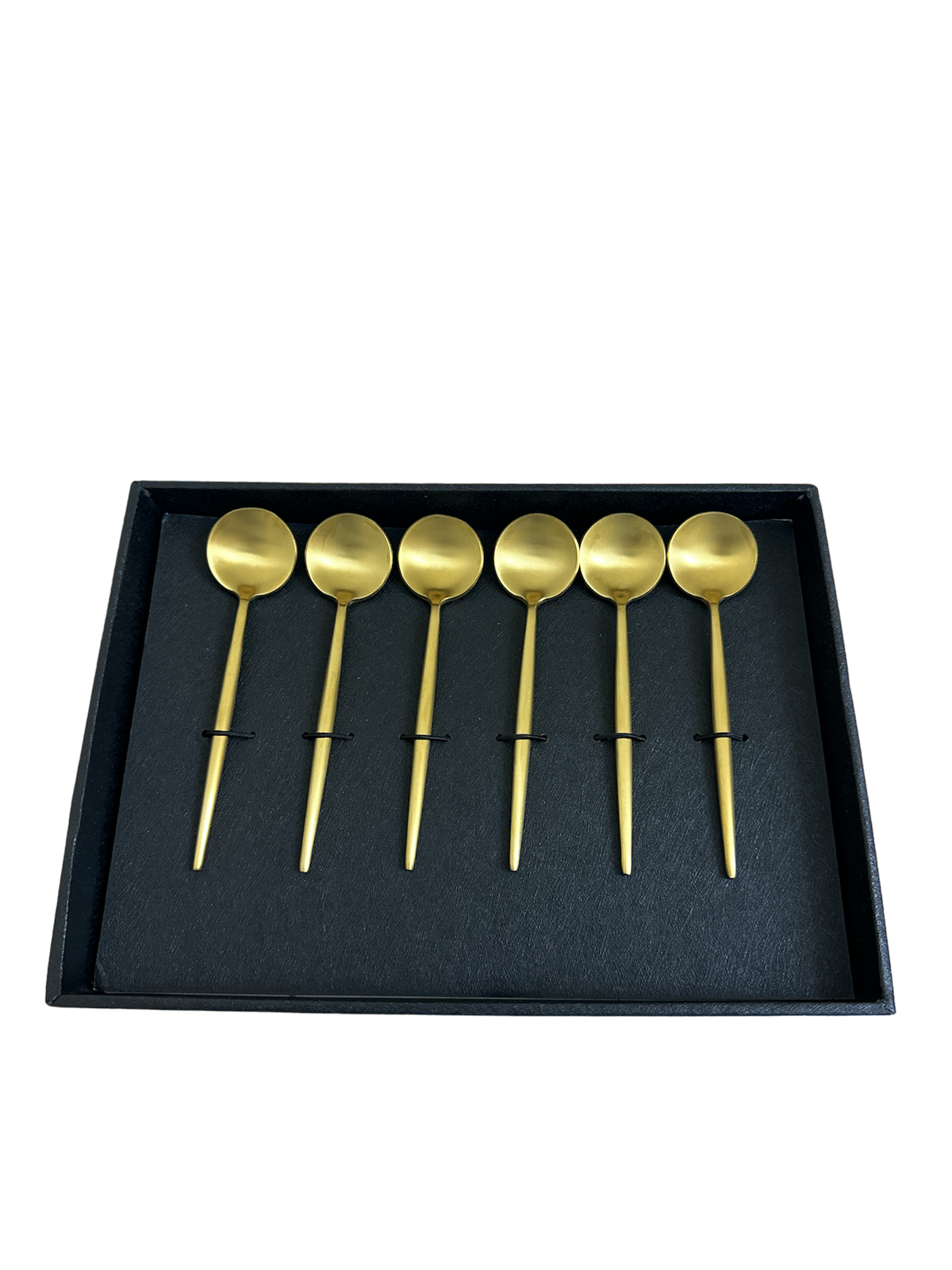 SET 6 CUILLERE DOREE 16801-1