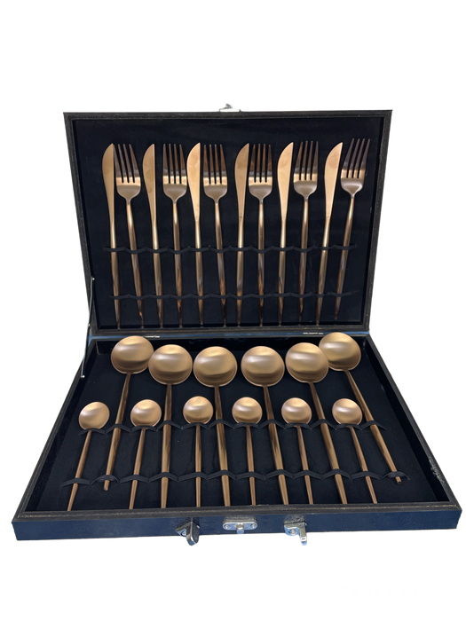 MENAGERE 24 PCS BRONZE