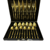 MENAGERE 24 PCS DORÉE 16801-6