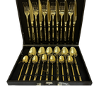 MENAGERE 24 PCS DORÉE 16801-6