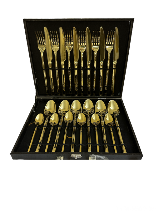 MENAGERE 24 PCS DORÉE 16801-6